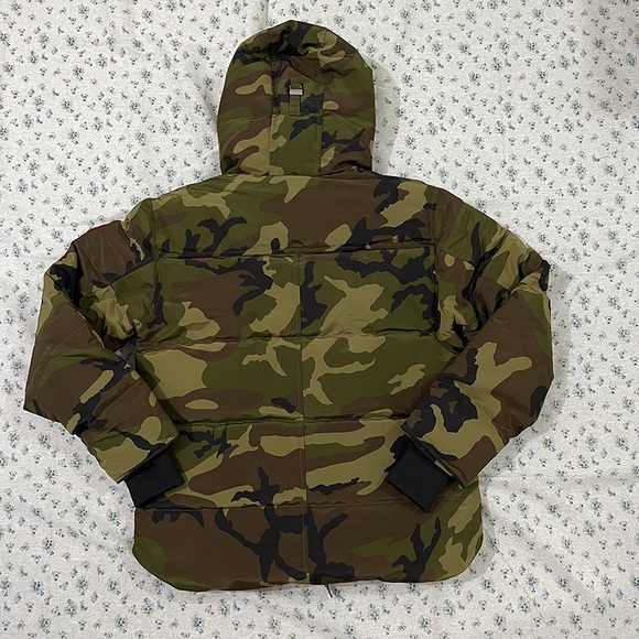 Canada Goose Camouflage Hooded Down Jacket - Picture 9 of 11